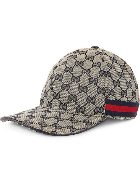 blue gucci baseball cap|gucci gg canvas baseball hat.